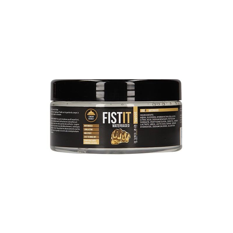 Fist It Water-Based Fisting Lube in a compact container, ideal for enhanced pleasure and smooth fisting experiences.