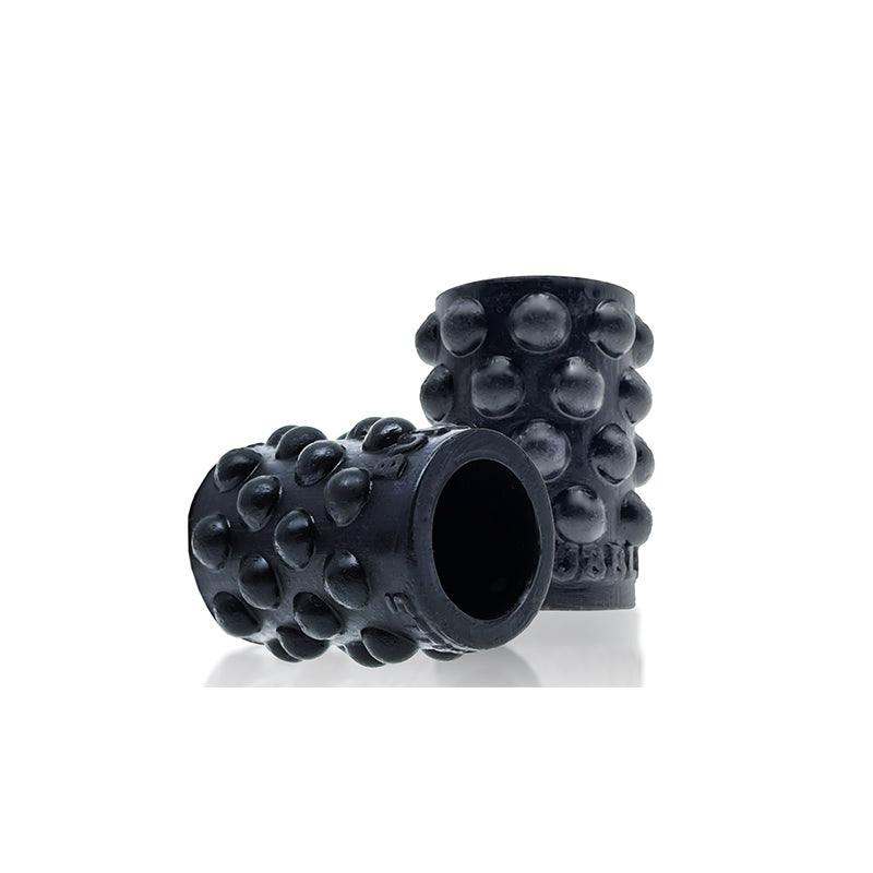 Oxballs Bubbles Nipsuckers black silicone with bubble design for nipple stimulation.