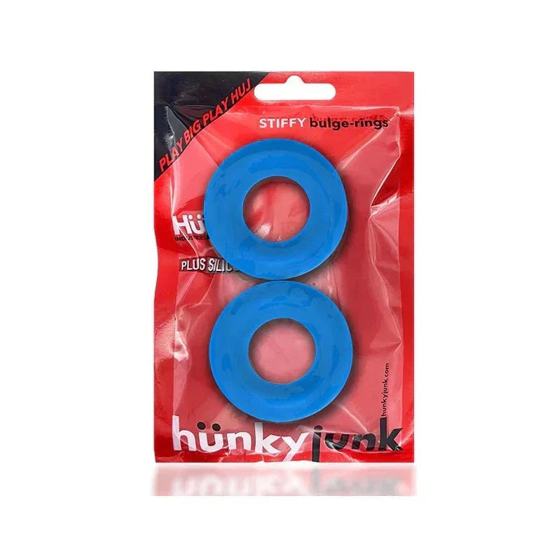 OxBalls Stiffy 2-Pack Silicone Bulge Cockrings by Cock & Balls