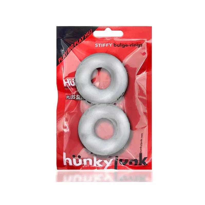 OxBalls Stiffy 2-Pack Silicone Bulge Cockrings by Cock & Balls
