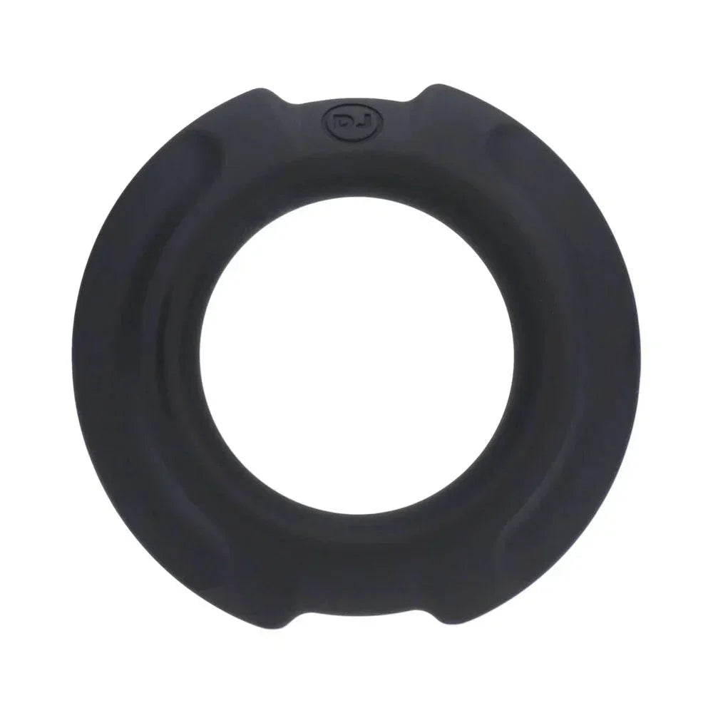 OptiMALE FlexiSteel Silicone, Metal Core Cock Ring 35 mm Black for ultimate pleasure and performance.