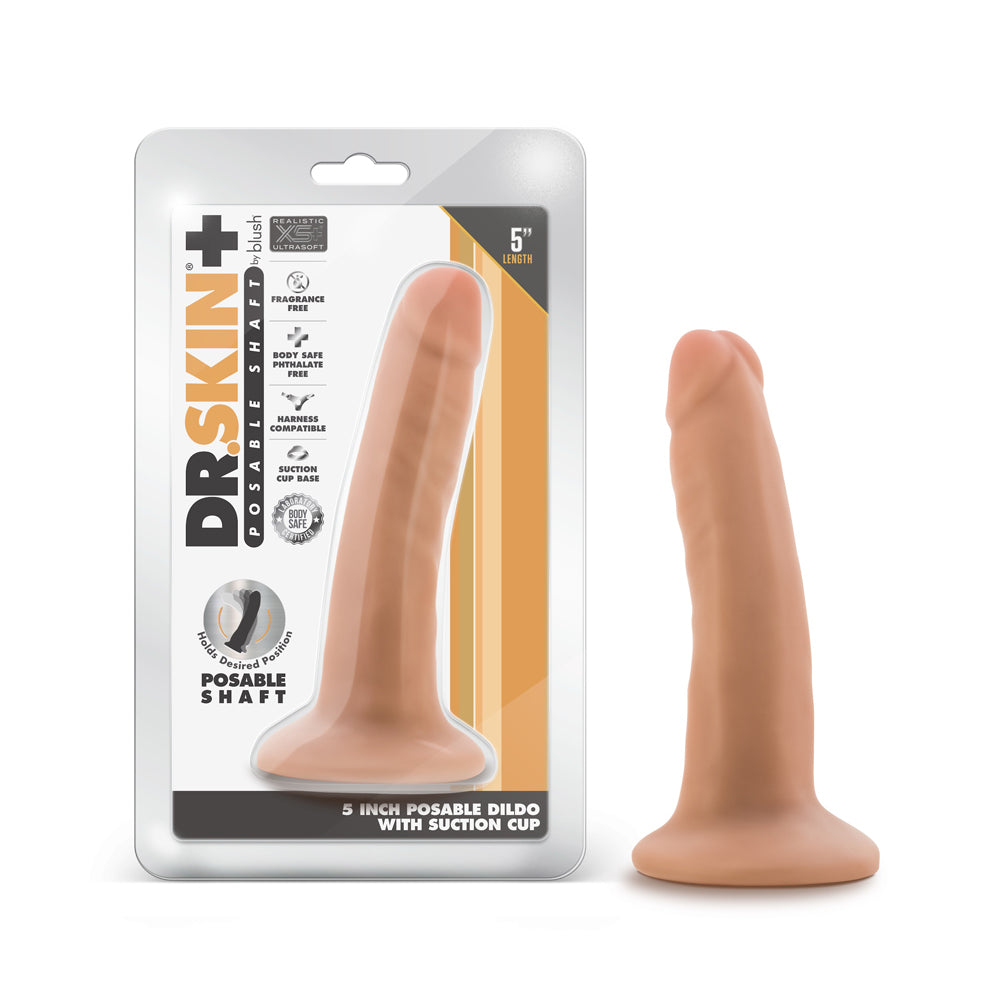 Dr. Skin Plus Realistic Triple Density Posable Dildo