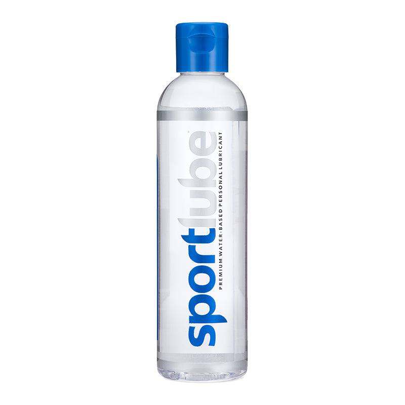 SportLube Water-Based Lubricant bottle on white background.
