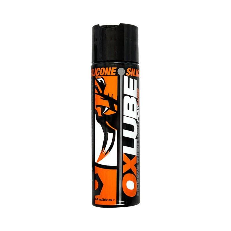 Oxballs THICK Silicone OXLube bottle, premium silicone lubricant for ultimate pleasure.