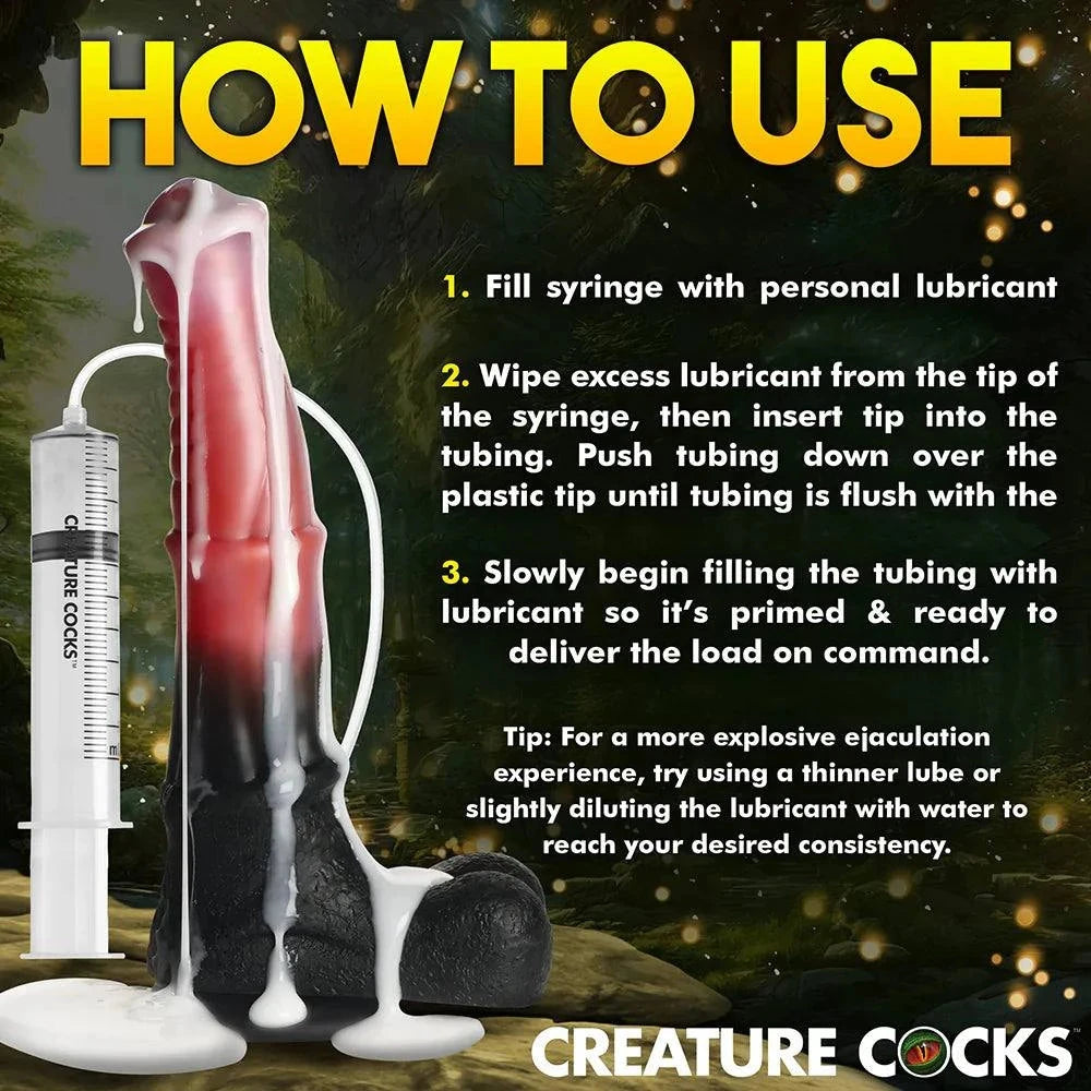 Creature Cocks Centaur Explosion Squirting Silicone Dildo by Anal Toys & Stimulators
