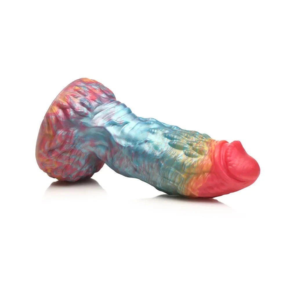 Creature Cocks Rainbow Phoenix Vibrating Silicone Dildo by Anal Toys & Stimulators