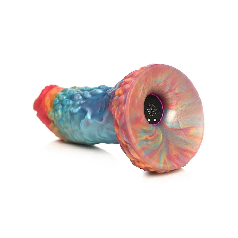Creature Cocks Rainbow Phoenix Vibrating Silicone Dildo by Anal Toys & Stimulators