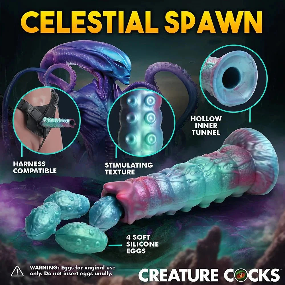 Creature Cocks Galactic Breeder Ovipositor Silicone Dildo by Anal Toys & Stimulators