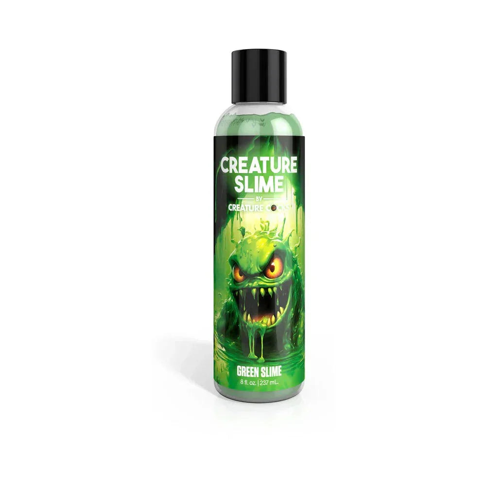 Creature Slime Green Water-Based Lubricant 8 oz bottle with vibrant packaging featuring a fantasy creature.