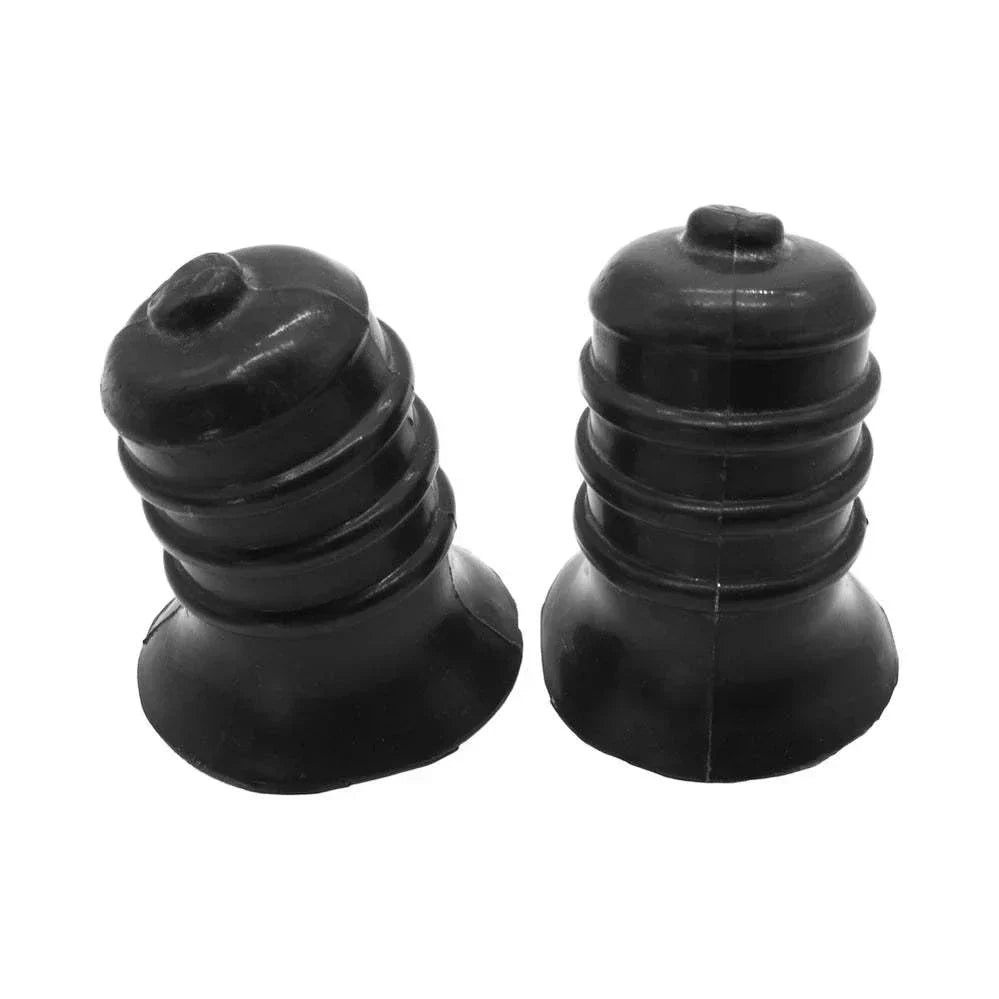 Oxballs Ribnips Special Edition Night nipple suckers with curved design and ribbed texture in black silicone.