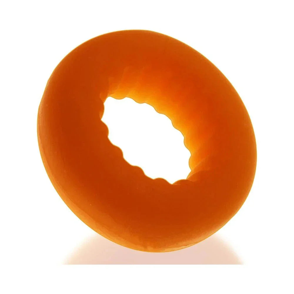 Oxballs Axis Rib Griphold Cockring with ribbed design for enhanced pleasure and secure fit.