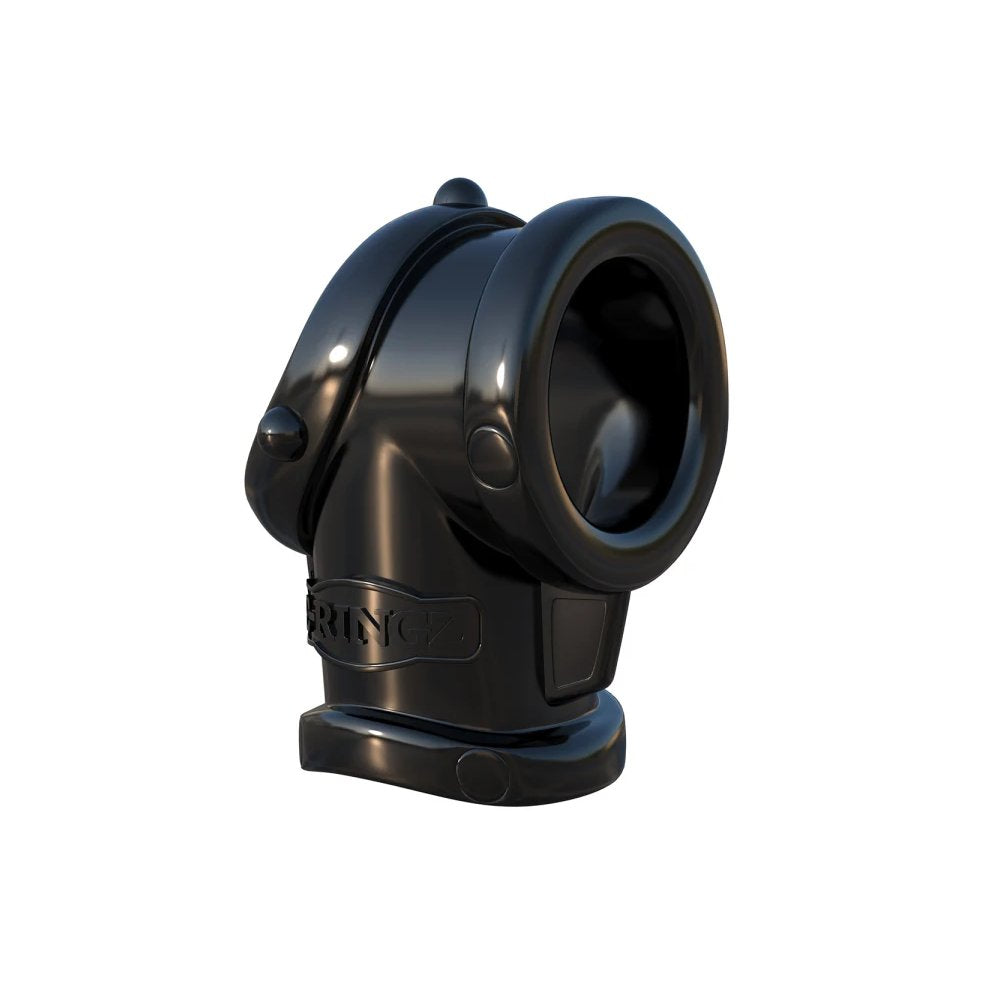 Pipedream Fantasy C-Ringz Cock Pipe With Ball Stretcher Sling Black