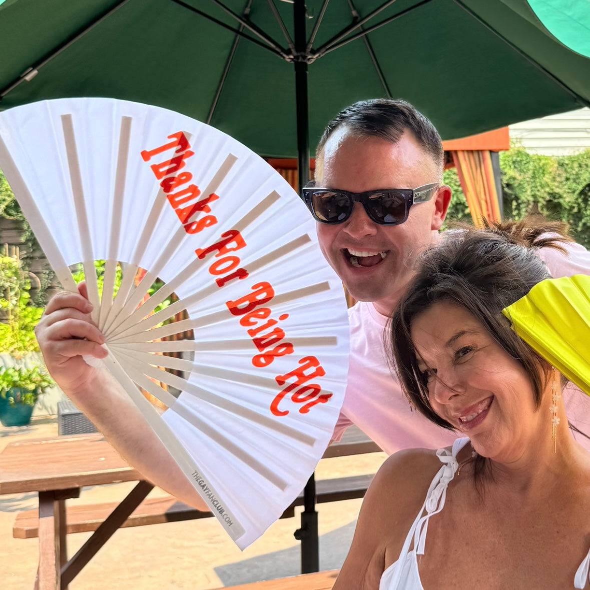 Thanks For Being Hot Fan by Hand Fan
