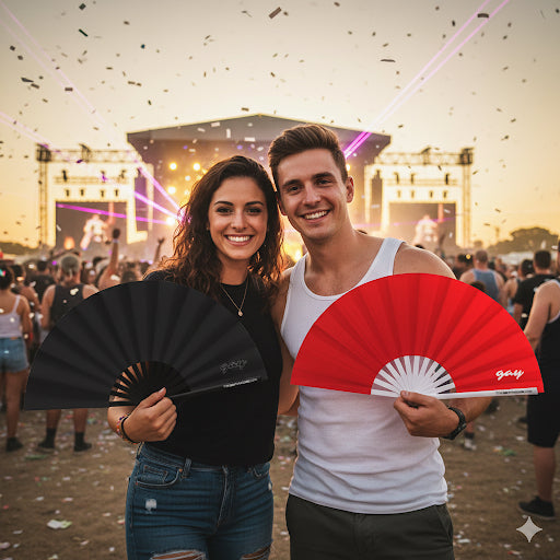 The Red Fan by Hand Fan