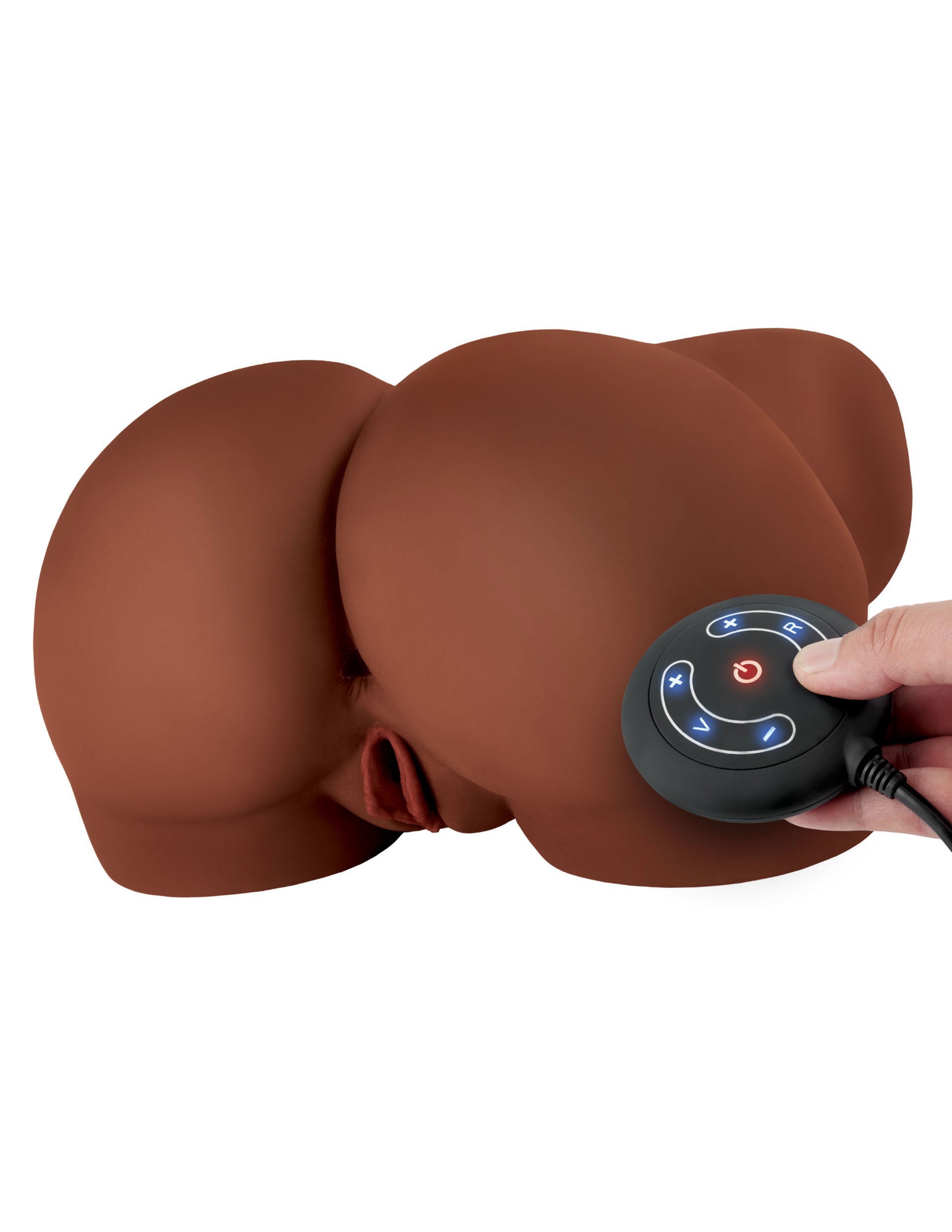 PDX Elite Milk Me Silly Remote-Controlled Vibrating Rotating Dual-Entry Mega Masturbator