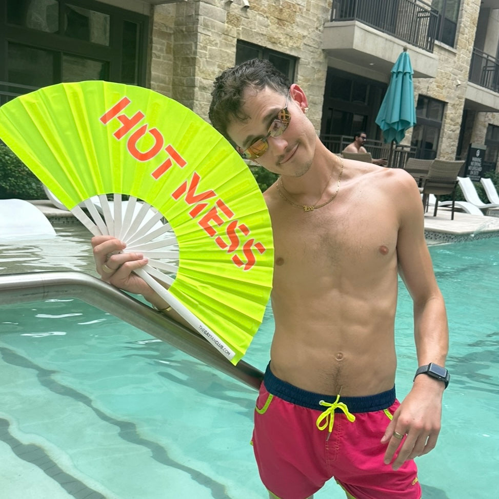 Hot Mess Fan (UV) by Hand Fan