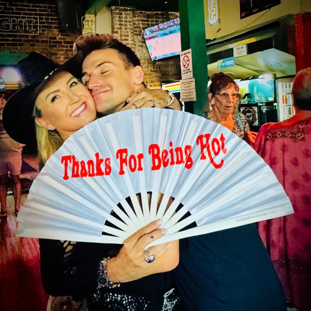 Thanks For Being Hot Fan by Hand Fan