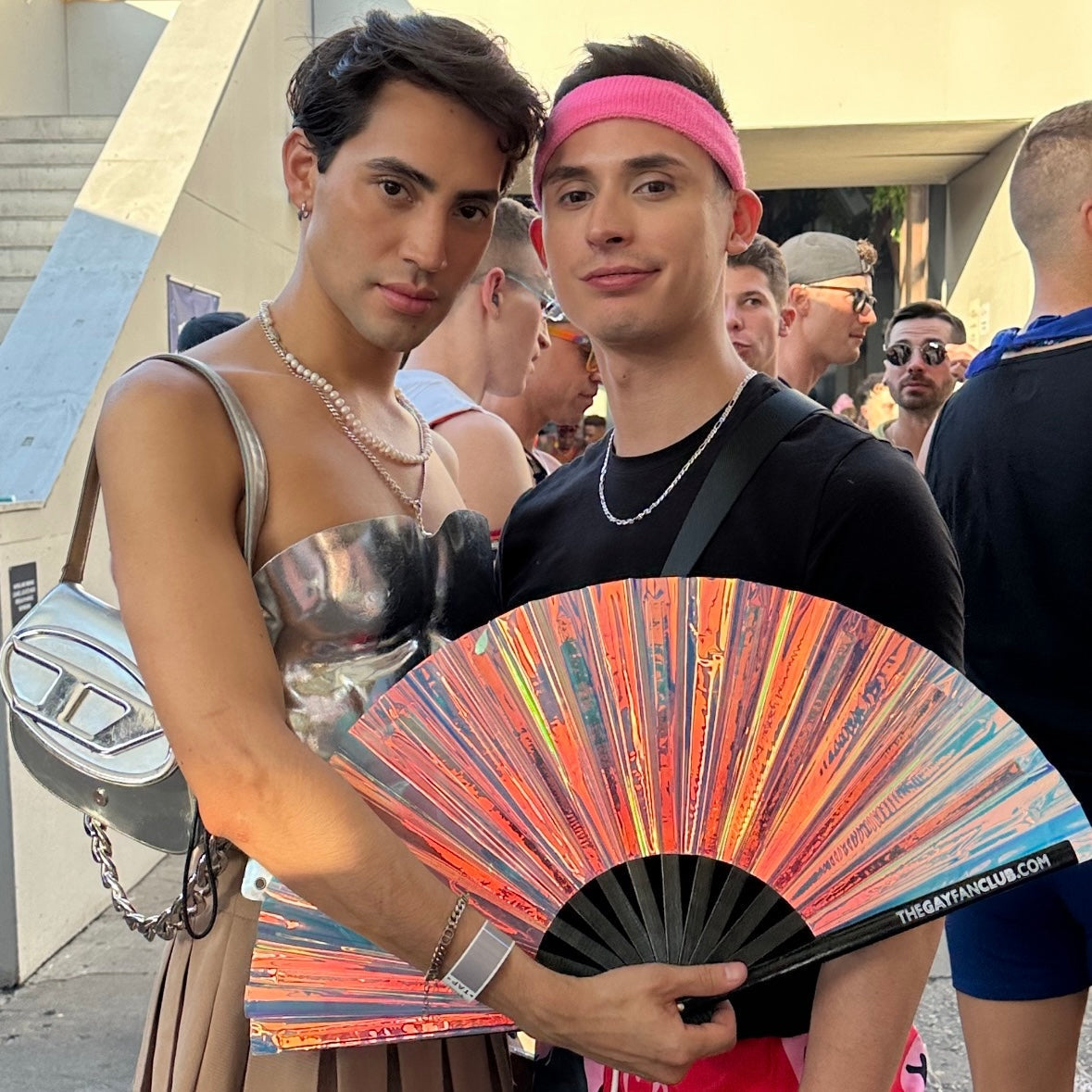 Iridescence Fan by Hand Fan