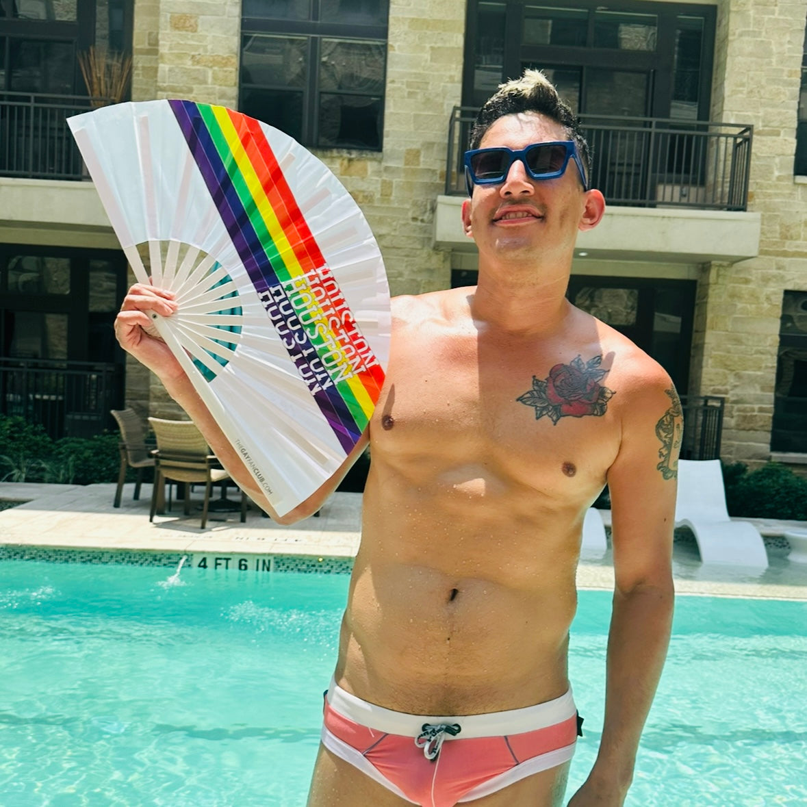 HTown Pride Hand Fan by Hand Fan
