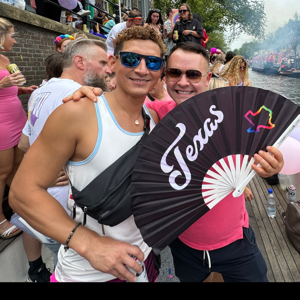 Pride Texas Fan by Hand Fan