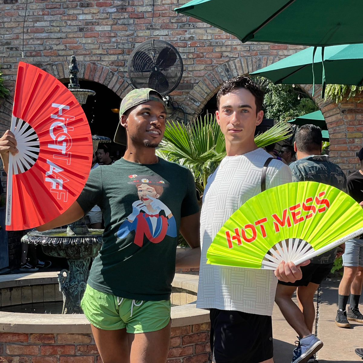 Hot Mess Fan (UV) by Hand Fan