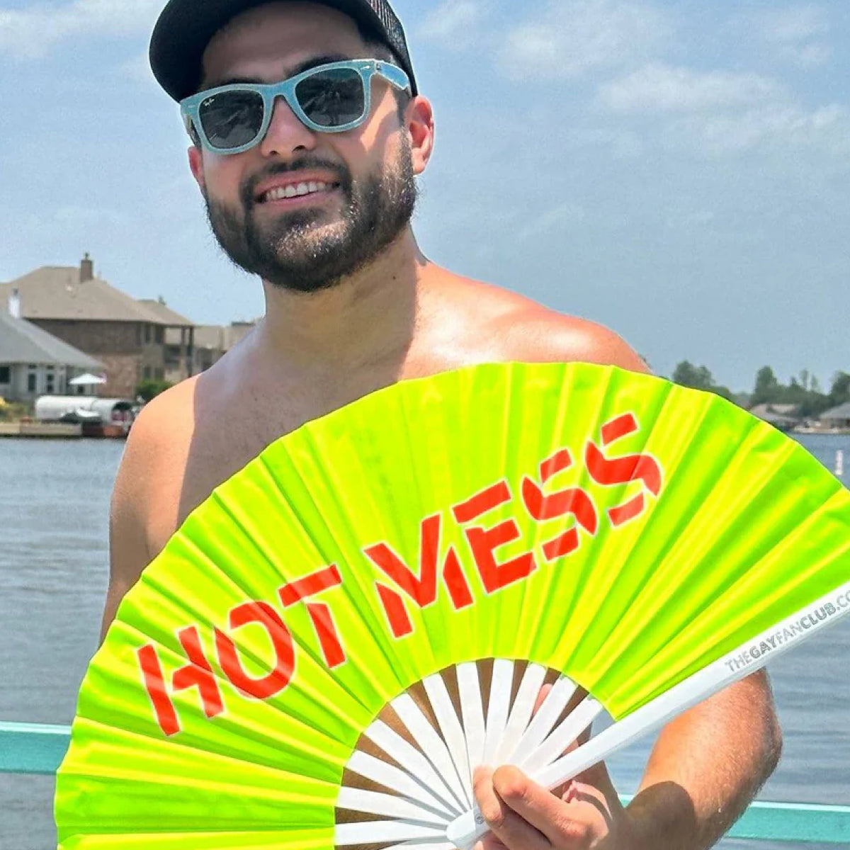 Hot Mess Fan (UV) by Hand Fan