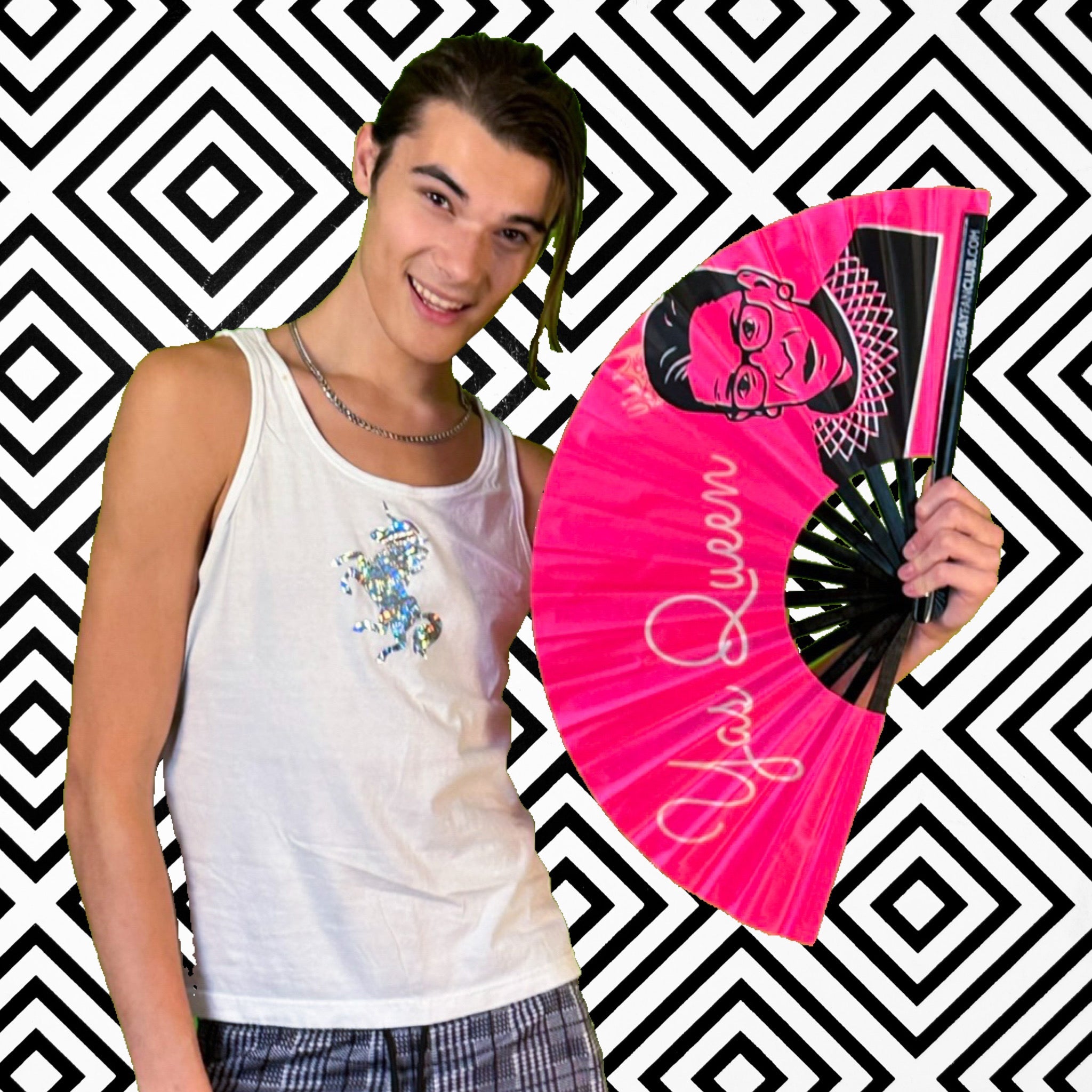 Yas Queen Fan by Hand Fan