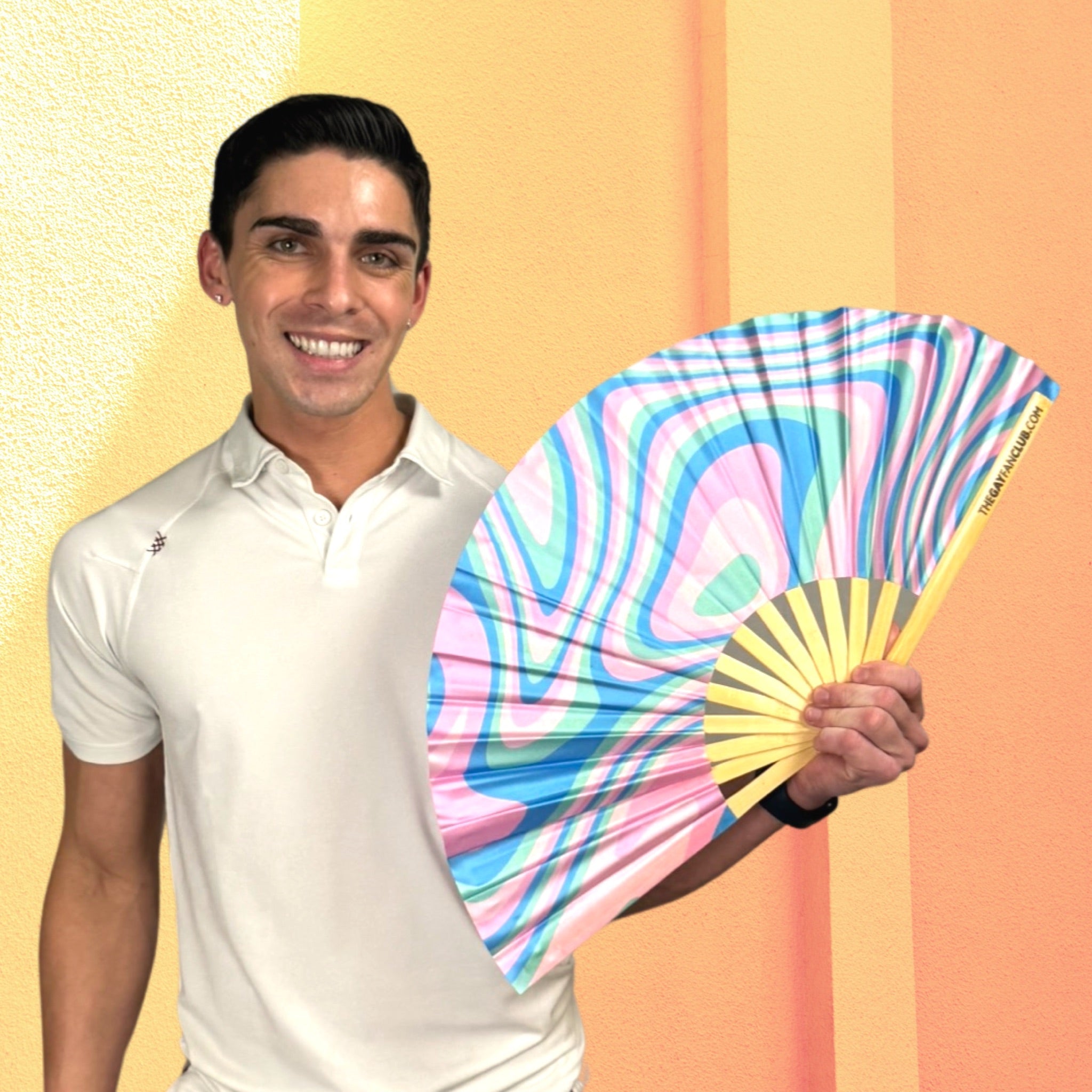 Psychedelic Trans Fan by Hand Fan