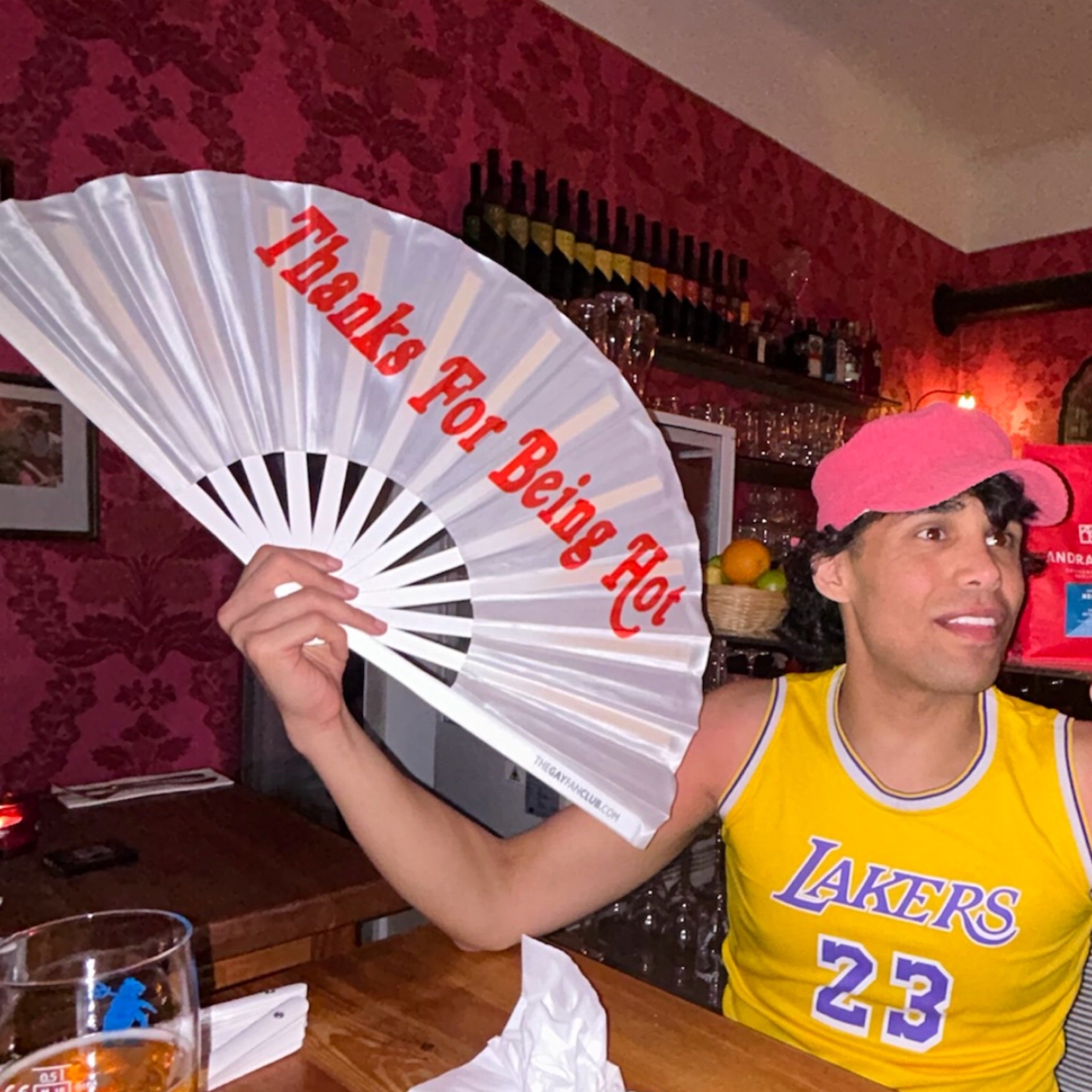 Thanks For Being Hot Fan by Hand Fan