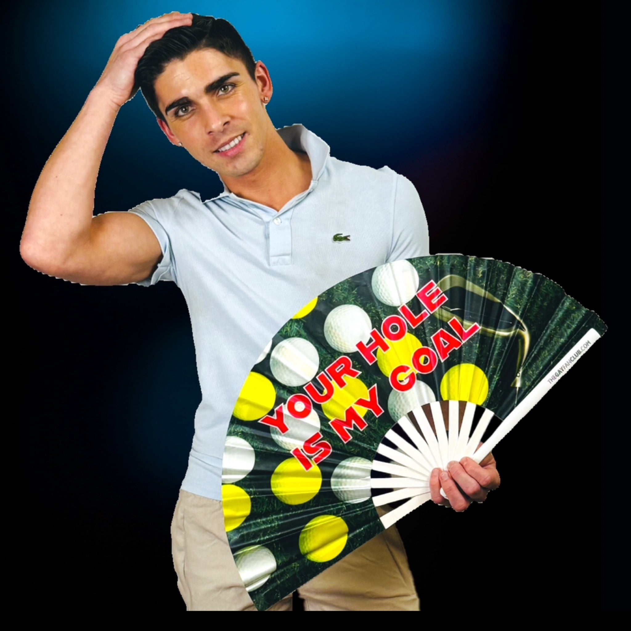 Your Hole Is My Goal Fan by Hand Fan