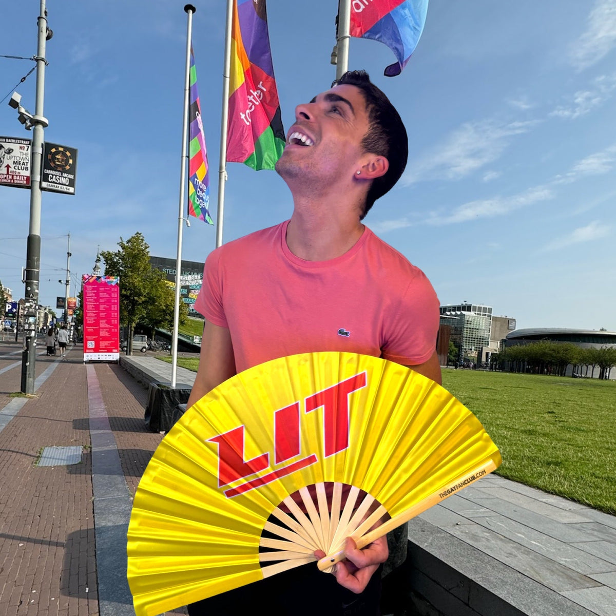 Lit Fan by Hand Fan