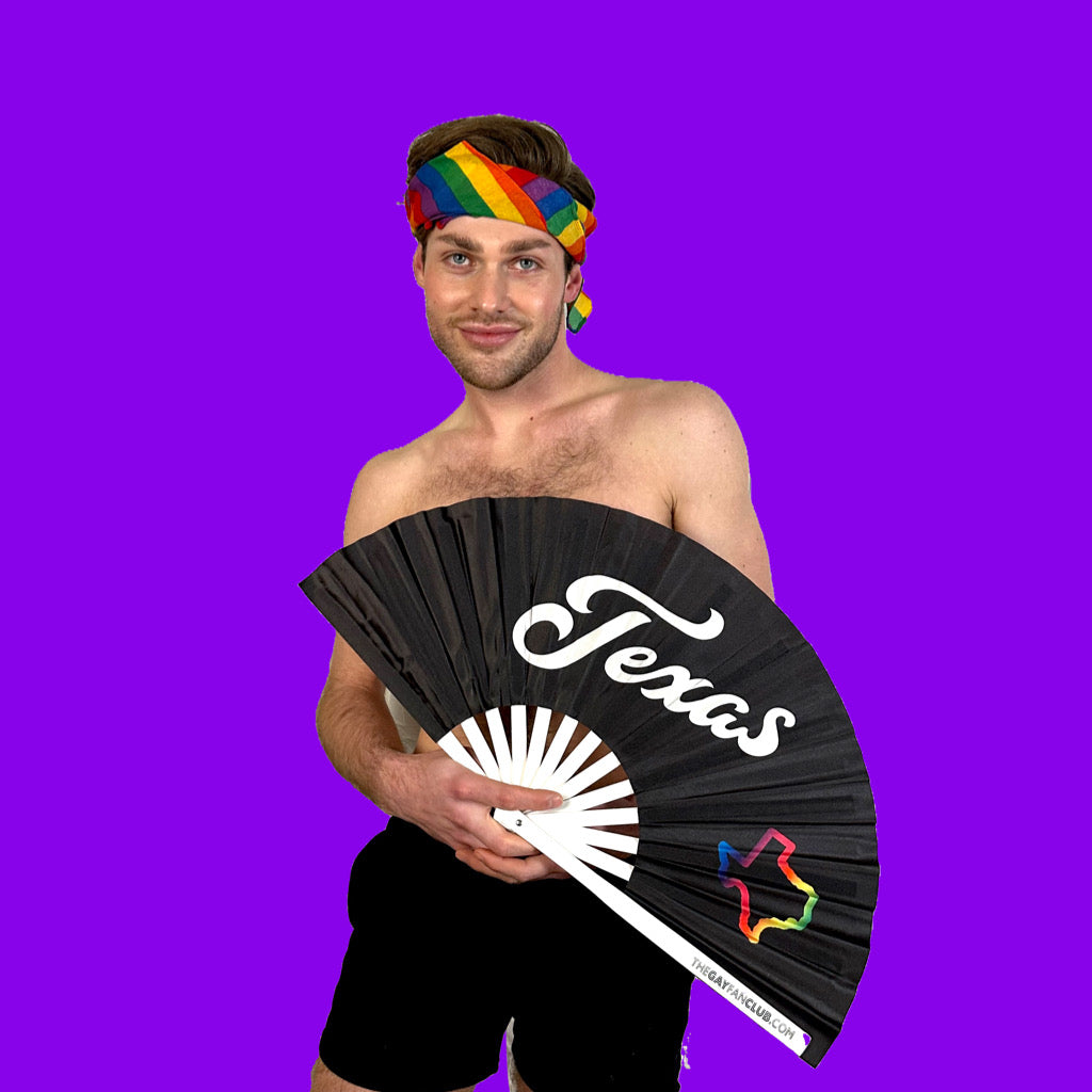 Pride Texas Fan by Hand Fan