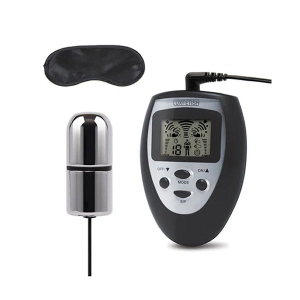 Lux Fetish Electro-sex Shock Bullet with Remote Control by Bondage & Fetish Toys