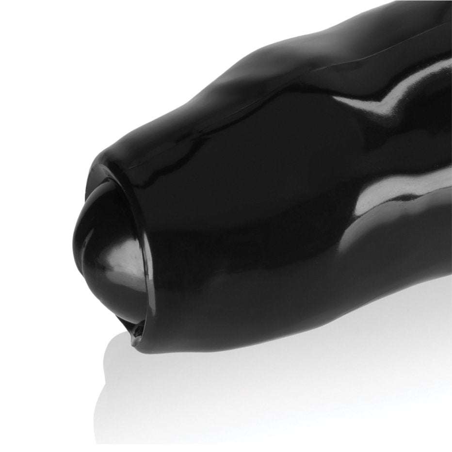 OxBalls Miguel Cocksheath in black, high-quality silicone cock ring for enhanced performance and comfort.