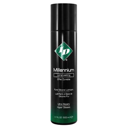ID Millennium Silicone Lubricant bottle, long-lasting and waterproof.