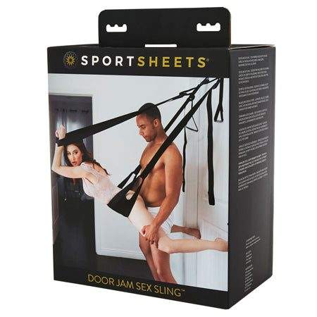 Sportsheets Adjustable Door Jam Sex Sling Black by Bondage & Fetish Toys