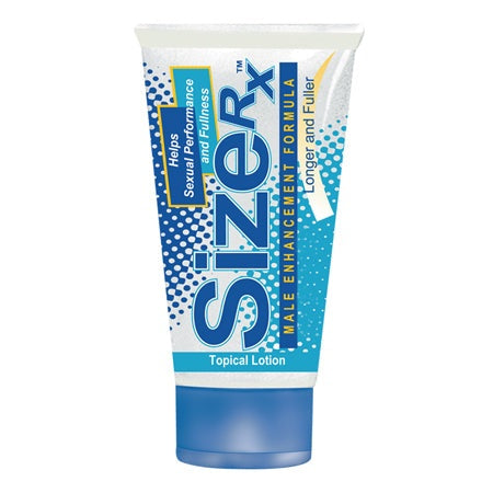 Size Rx 2.0 oz bottle male enhancement topical lotion for longer and fuller performance
