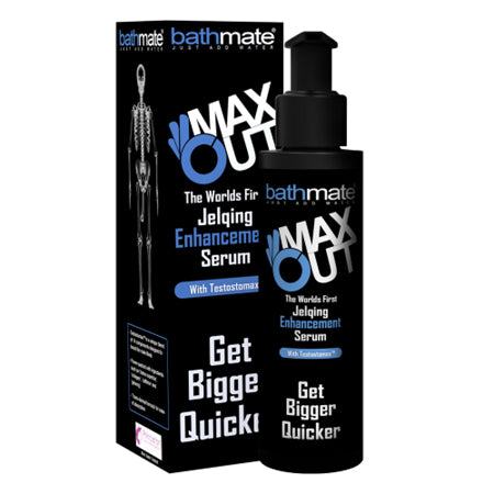 Bathmate Max Out Jelqing Cream bottle and packaging.