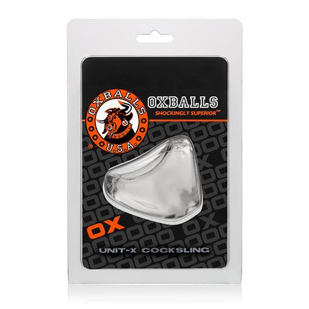 OxBalls Unit-X Cocksling in sleek packaging, enhancing performance and pleasure.