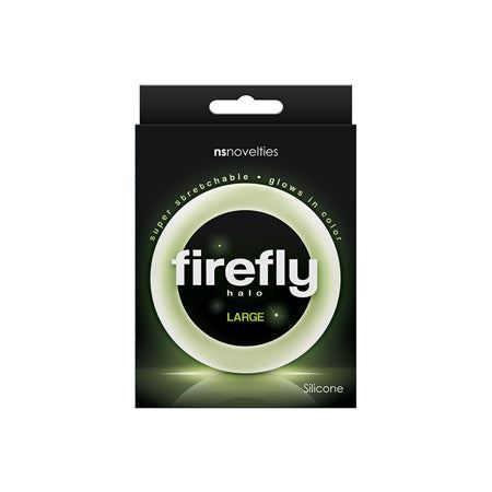Firefly Halo Cock Ring - Large - Clear by Cock & Balls
