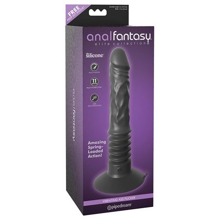 Pipedream Anal Fantasy Elite Collection Rechargeable Silicone Vibrating Ass Fucker 12 in. by Anal Toys & Stimulators