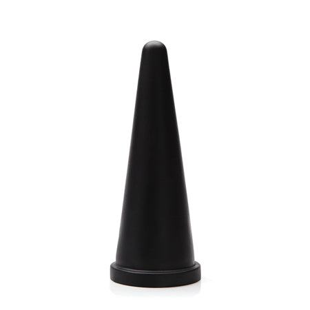 Tantus Anal Stretching Cone Large Black silicone toy for anal play and muscle stretching.