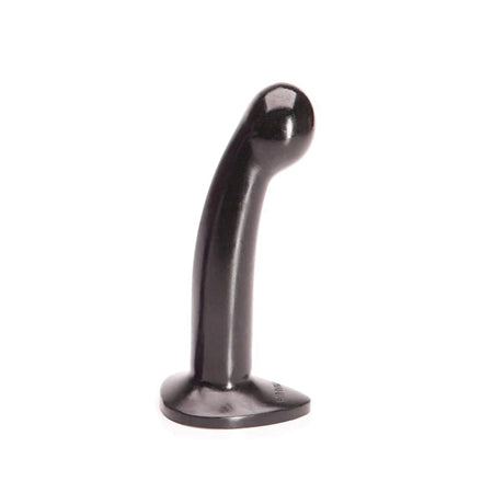 Tantus Sport Premium Silicone Dildo - Black, sleek and versatile design.
