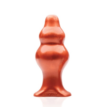 Tantus Severin Premium Silicone Anal Plug with velvety texture and flared base.