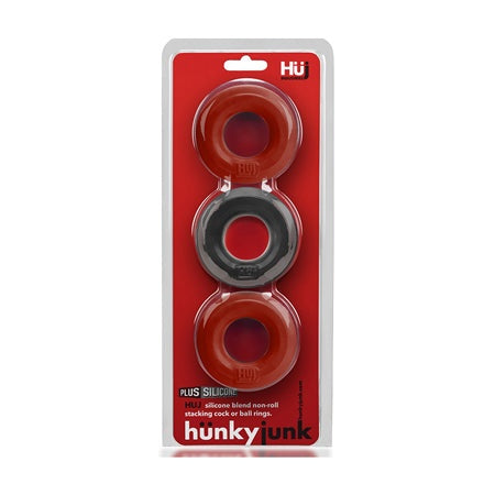 Hunkyjunk HUJ3 C-Ring 3-Pack by Cock & Balls