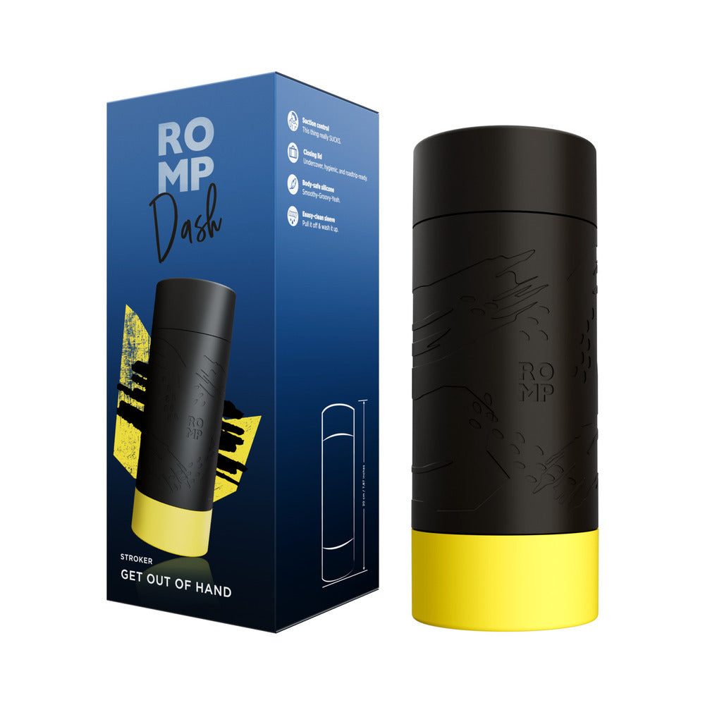 ROMP Dash Manual Stroker Black by Masturbators and Strokers