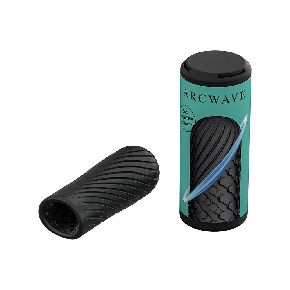 Arcwave Ghost Reversible Silicone Stroker with dual-texture sleeve and ergonomic design.