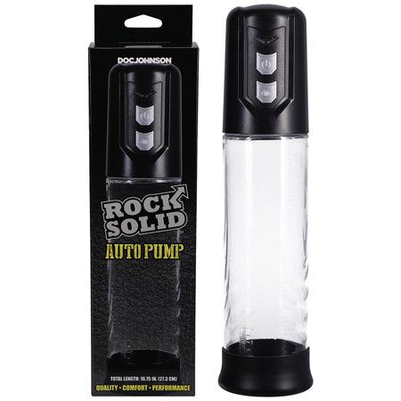 Rock Solid Auto Pump BlackClear for Larger, Thicker Erections
