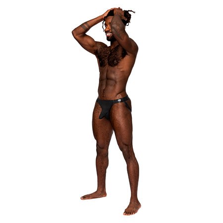 Male Power Easy Breezy Jock Sleeve in aqua, stylish and comfortable men's undergarment.
