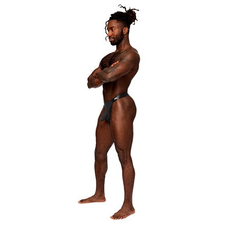 Male Power Easy Breezy Thong Sleeve, comfortable contoured pouch, breathable fabric.